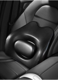 Generic Lumbar Support Memory Foam Cushion, Pillow for Back Pain Relief  Ergonomic Design Improve Sitting Posture for Office and Gaming Chair, Car, Recliner, Couch Back Rest for Car Seat, Office Chair  - Image 1