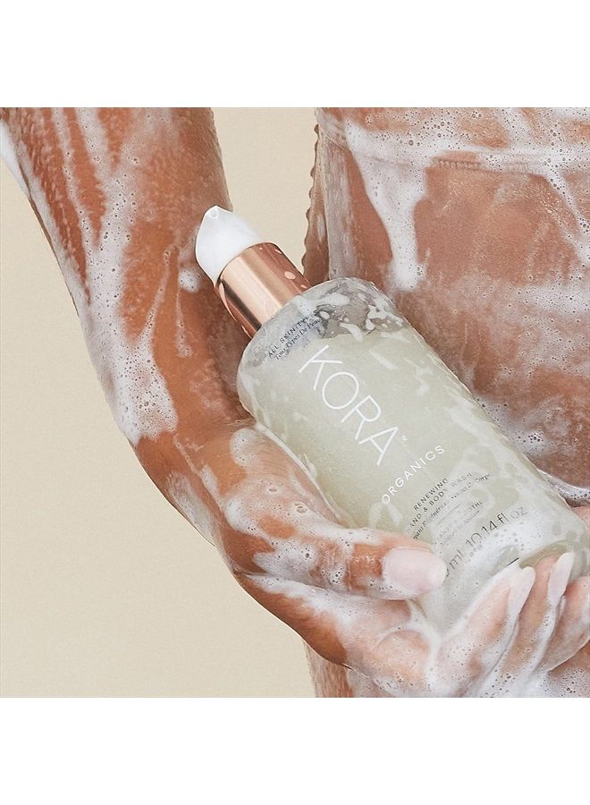 Kora Organics Renewing Hand & Body Wash | Cleanse & Moisturize | Certified Organic | Cruelty Free | 10.14 fl oz - Image 3