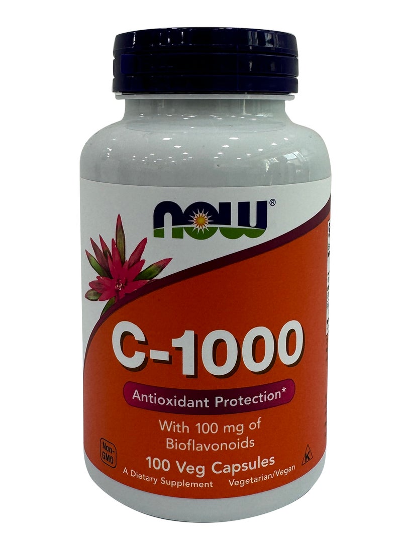 now C-1000 With  Bioflavonoids Vcaps 100S