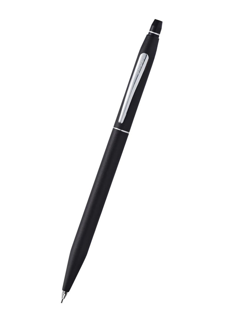 Cross 1-Piece Click Ballpoint Pen In Gift Box Black Ink Black Barrel  - Image 1