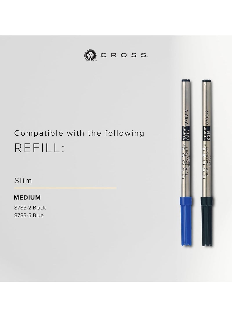 Cross 1-Piece Click Ballpoint Pen In Gift Box Black Ink Black Barrel  - Image 4