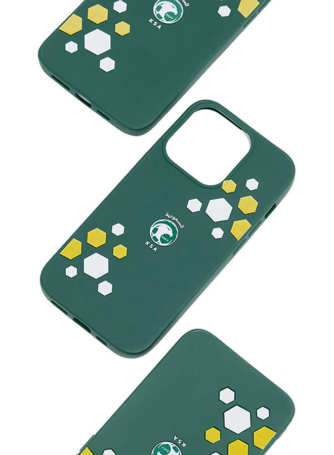 noon Green Design 1 Pattern TPU Phone Case For iPhone 14 Pro Max - Image 2