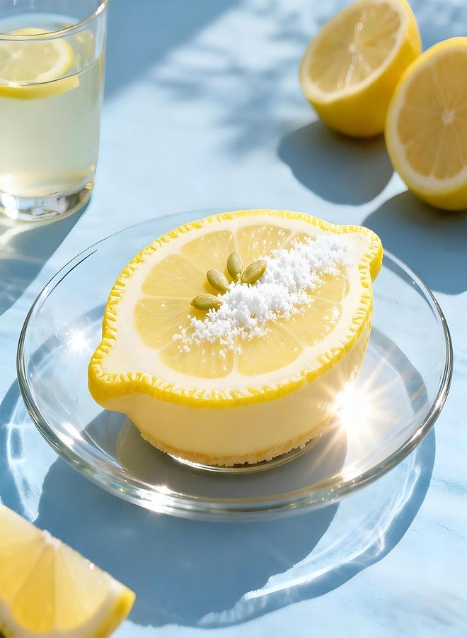 Fchil Silicone Lemon Mold, 15-Cavity Fruit Shape Baking Tray for Desserts, White - Image 4
