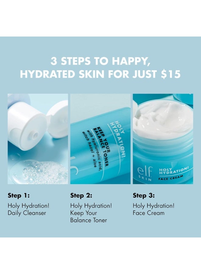 إلف مجموعة Skin Holy Hydration The Essentials Mini Kit منظف ومنشط ومرطب لبشرة متوازنة ورطبة - Image 2