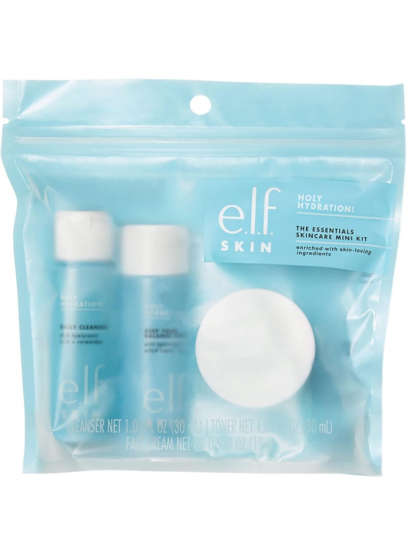 إلف مجموعة Skin Holy Hydration The Essentials Mini Kit منظف ومنشط ومرطب لبشرة متوازنة ورطبة - Image 3