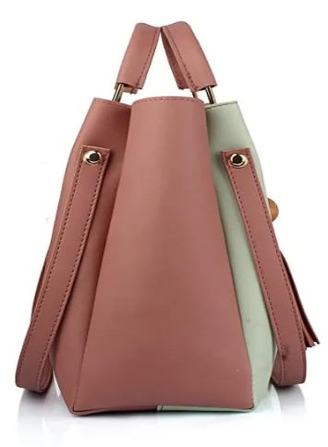 ARONPRO Women's PU Handbag Combo Stylish Shoulder Bags with Sling Bag, Set of 2 - Image 4