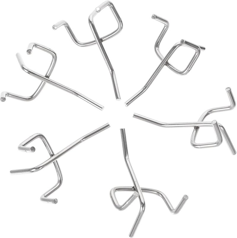 Heavy Duty Iron Pegboard Hooks 50 Pcs Multi Purpose Storage Hangers Strong Bearing Capacity - Image 1