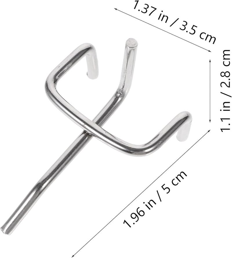 Heavy Duty Iron Pegboard Hooks 50 Pcs Multi Purpose Storage Hangers Strong Bearing Capacity - Image 5