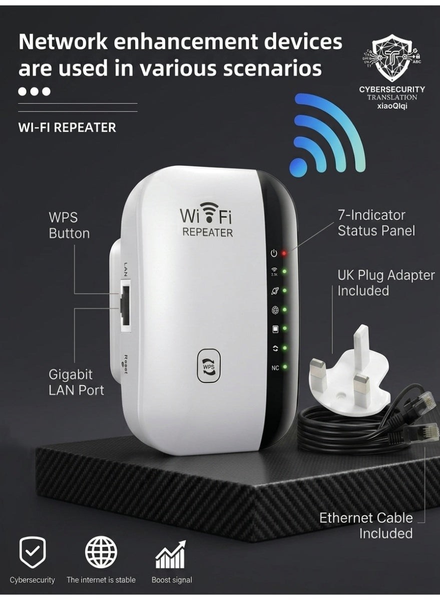 XiaoGiqi XiaoGiqi Wifi Repeater wifi 300 MBPS ZF5D285E14EE27AC3F47FZ