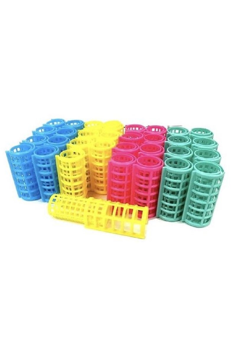 Generic Plastic Hair Styling Rollers - Magic Hair Curlers - 5 Pcs Color may vary  - Image 2