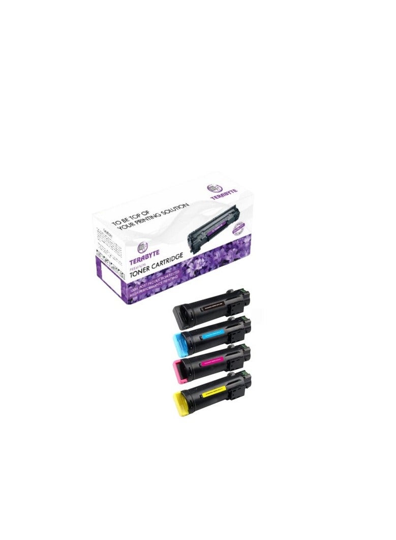 Terabyte XE-6510 4-Color Set Compatible Toner Cartridge for 6510 6515 6510DNI 6510DN 6510N 6510DNM WorkCentre 6515DNI 6515DN 6515DNM 6515N Printers - Image 1