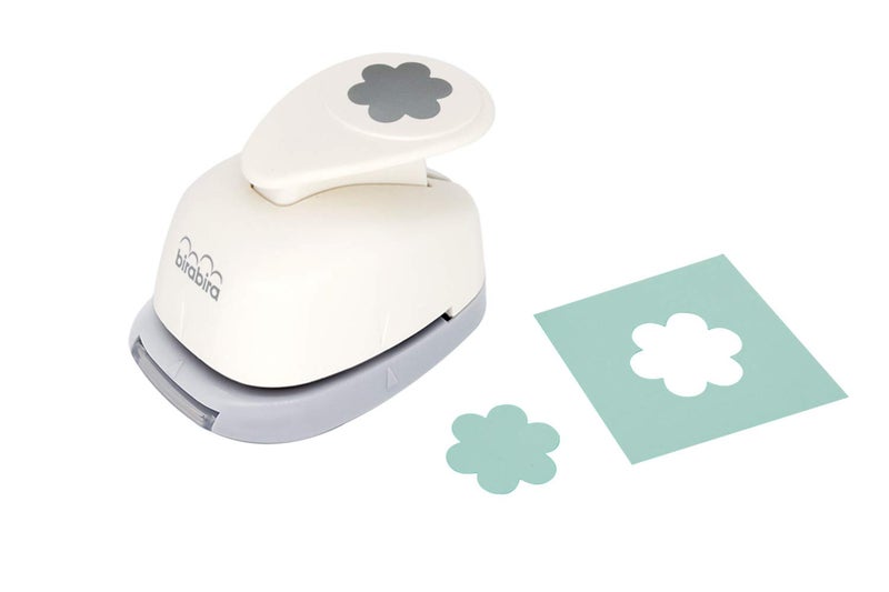 Bira Craft 1 inch Flower Lever Action Craft Punch for Paper Crafting Scrapbooking