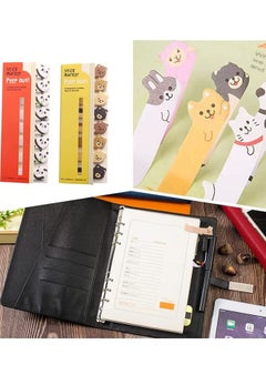 SYOSI Cute Sticky Notes Set, Self Pad, Cartoon Animals Notepaper Bright Post Stickies Colorful Super for Office, Home, School, Meeting for Writing Lists and Schedules 6 Pcs  - Image 2