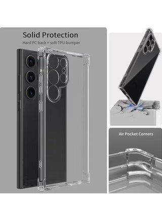 Clear Case For ITEL S26 Ultra - Thin Soft Silicone Gel Case Cover, TPU Protection Cover Transparent Soft funda, Anti-Falling Shockproof Protective Cover, Transparent - view 4