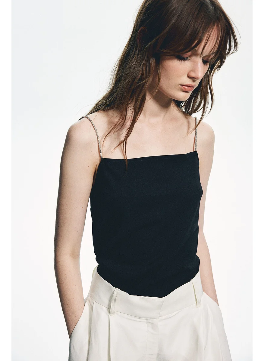 H&M Strappy Jersey Top