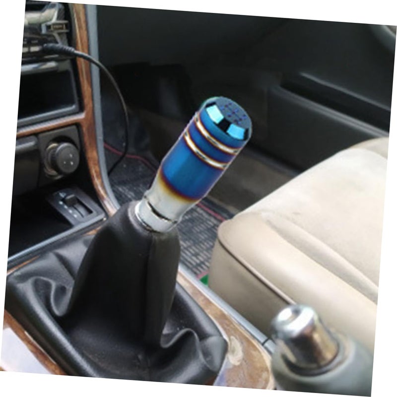 Baked Finish Manual Gear Shift Knob Lever Universal Fit Cars Black - Image 5