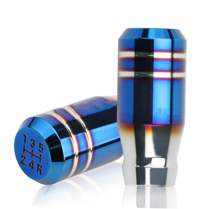 Baked Finish Manual Gear Shift Knob Lever Universal Fit Cars Black - Image 4