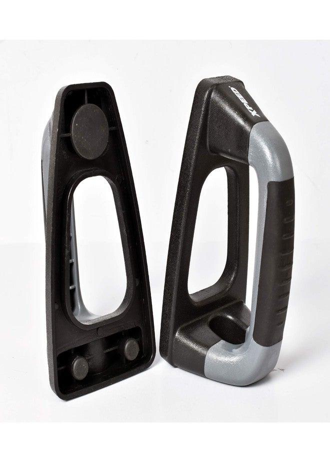 xpeed Plastic Push-Up Bar, 4-inch Height Black & Gray - Image 3