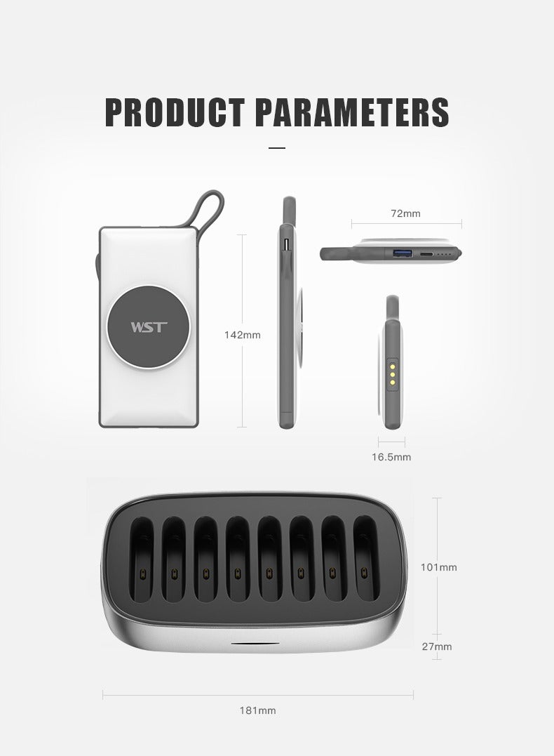WST 6 In 1 Multiple Power Bank Docking Station - Image 2
