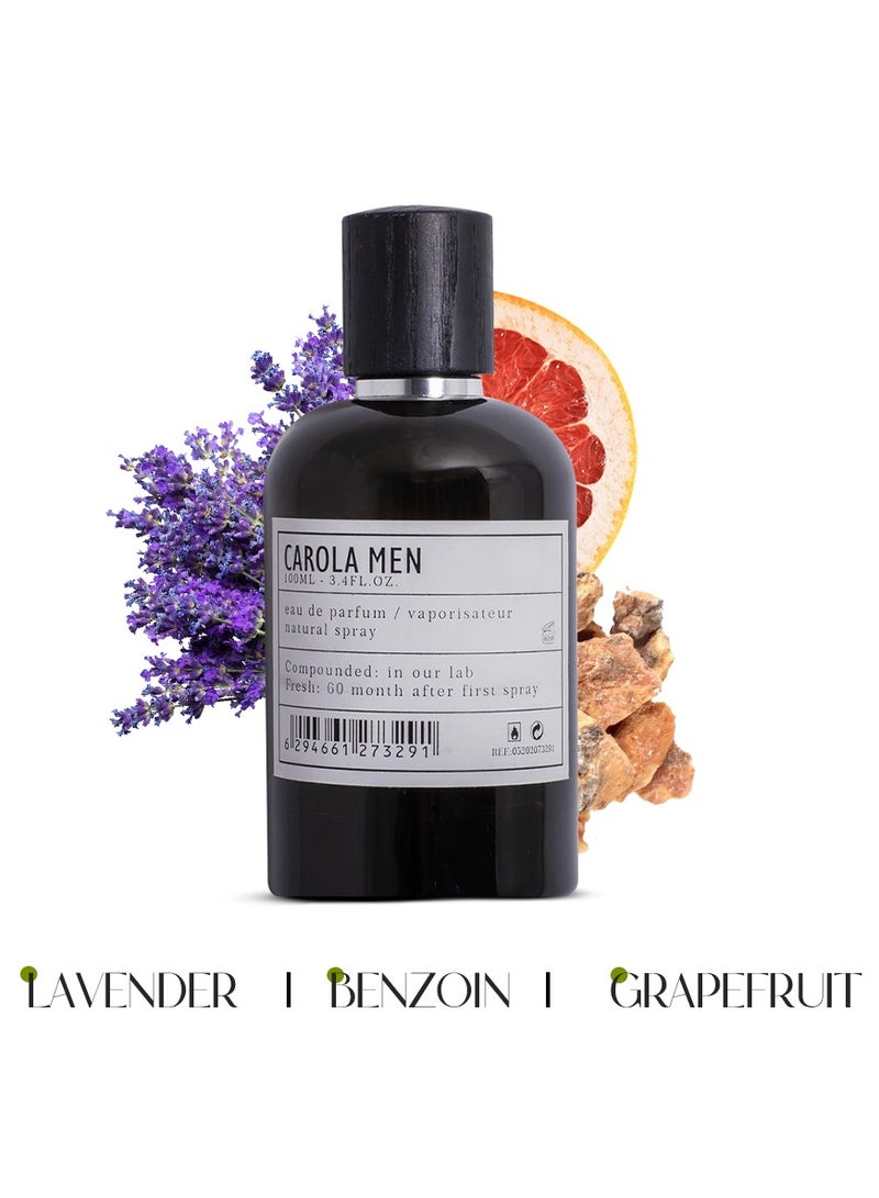 AMD Perfumes Aro Fac Carola Men By AMD Perfumes Men Fragrance EDP 100ml - Image 2