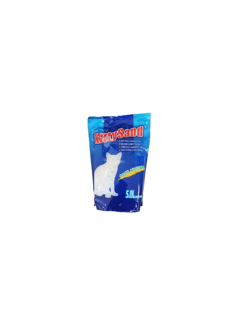 Kitty Sand 100% Natural Silica Crystal Premium Quality Cat Litter 5L - Pack of 6 - Image 4