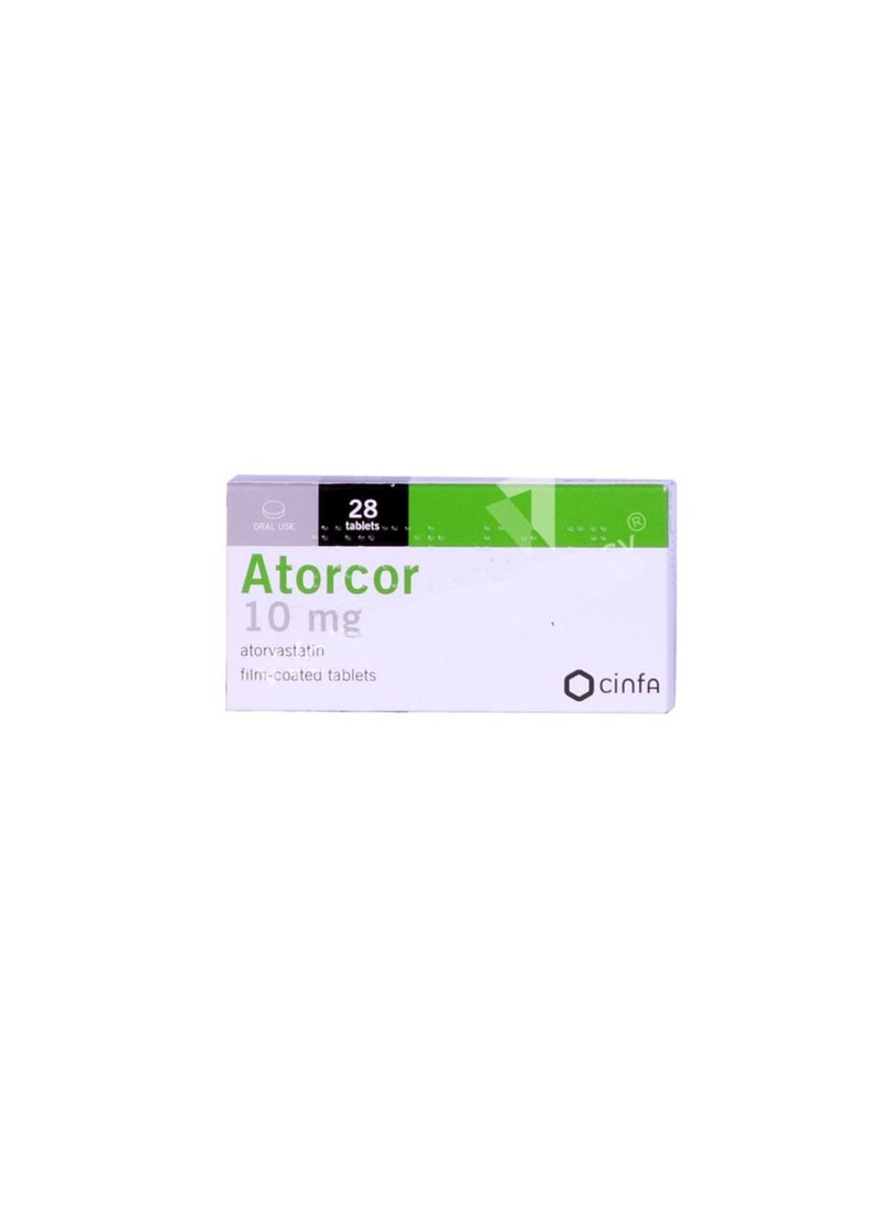 Cinfa - Atorcor 10 mg Tablets 28's - Image 1