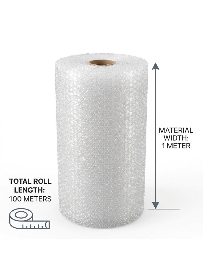 Bubble Wrap Roll – 1 Meter Width × 100 Meter Length