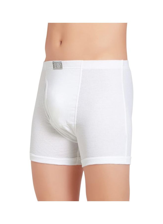 JOCKEY Jockey 8008 Men Super Combed Cotton Rib Solid Boxer Brief with Ultra soft Concealed Waistband Pack of 2  - Image 3