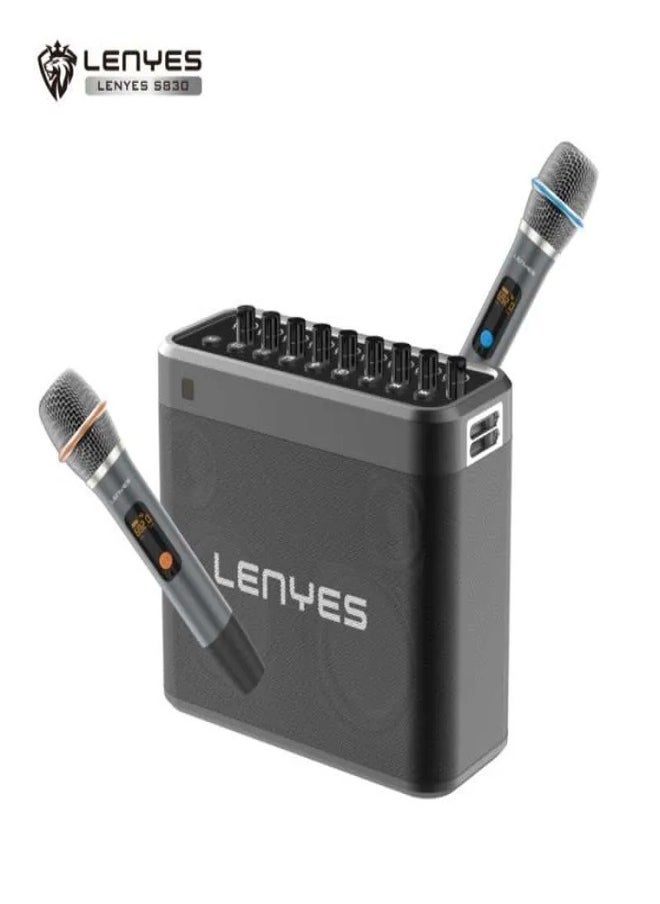 Lenyes - Lenyes S830 Speaker Bluetooth 160W: Wireless KTV Speaker with Karaoke Microphone and DSP Super Power Technology - Image 1