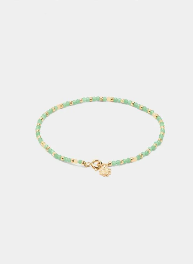 بارفوا سوار مع بلورات وتعويذة البرسيم