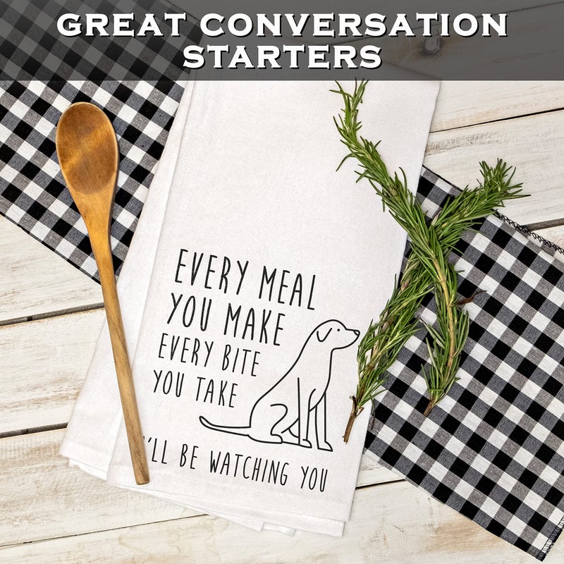 MAINEVENT Every Meal You Make Every Bite You Take Towel 18x24 Inch, Every Meal You Make Towel, Kitchen Funny Dish Towel Funny Saying Kitchen Towel Funny Funny Dish Towel Saying Funny Tea Towel Funny Towel - Image 3