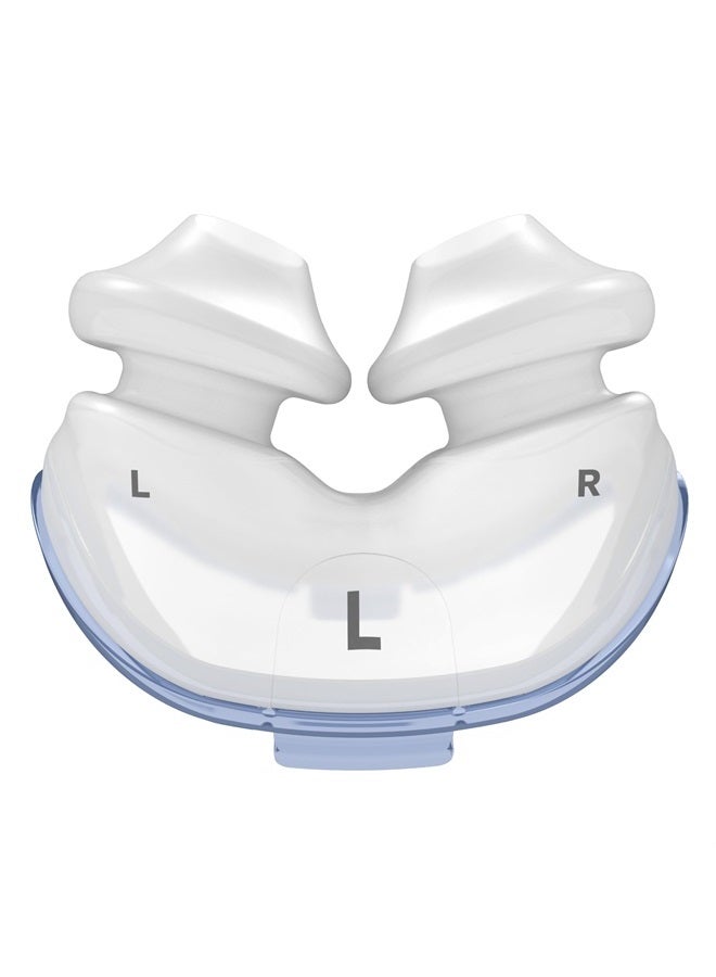 Resmed وسادة بديلة للوسادة الأنفية AirFit P10 - كبيرة - مستلزمات CPAP من ResMed - سيليكون - يتم استبدالها كل أسبوعين - Image 1