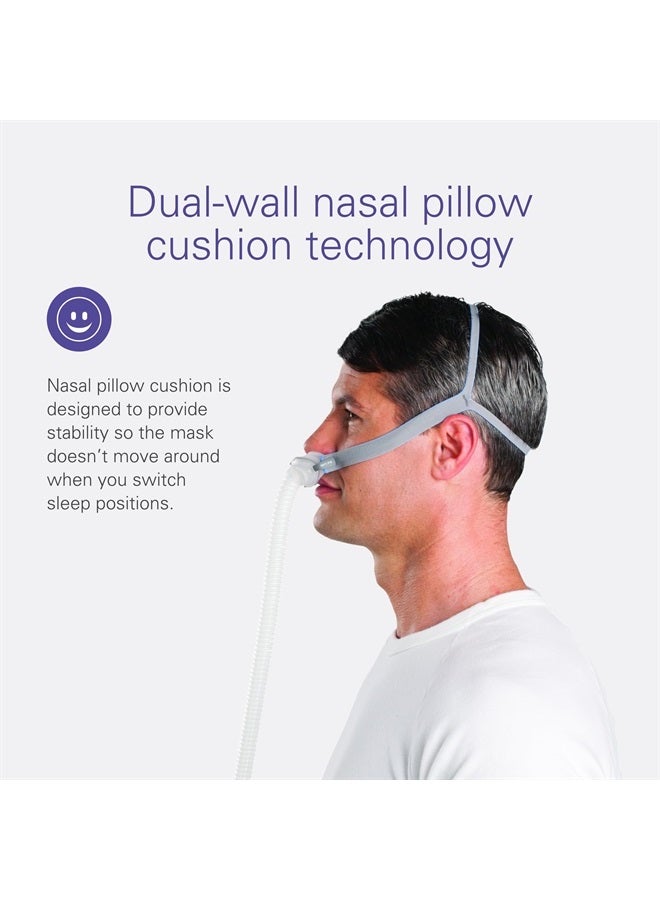 Resmed وسادة بديلة للوسادة الأنفية AirFit P10 - كبيرة - مستلزمات CPAP من ResMed - سيليكون - يتم استبدالها كل أسبوعين - Image 3