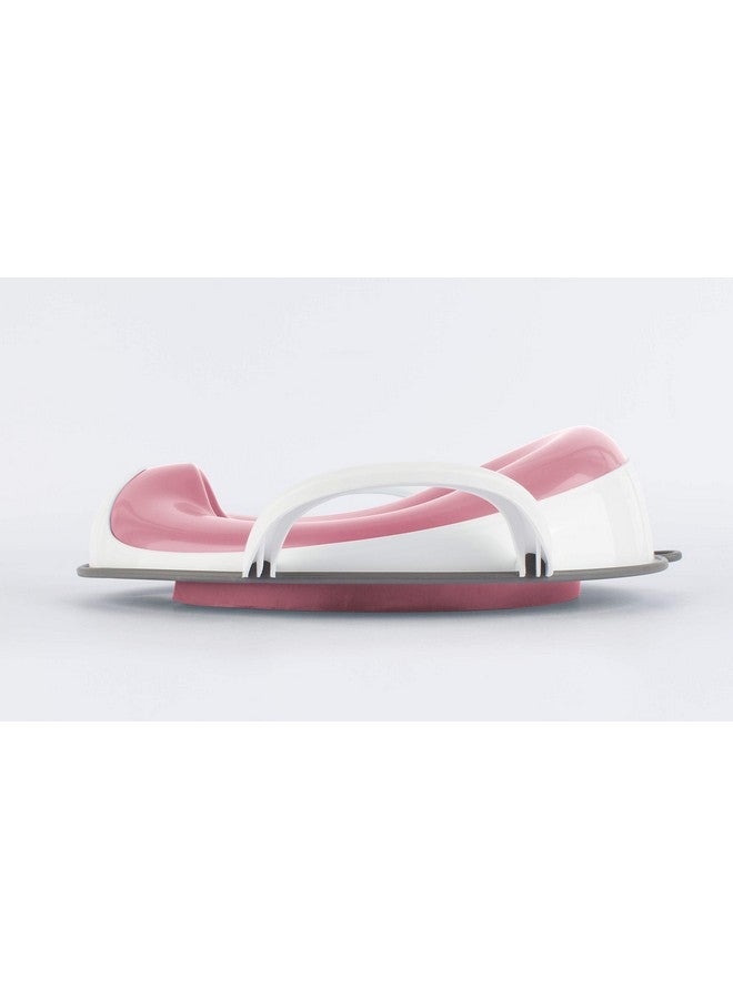 Prince Lionheart Tinkle Toilet Training Seat for Boys and Girls with Sturdy Handle and Built-in Splash Guard - Coral - Image 3