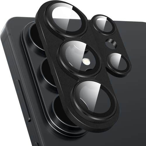 Suoman for Samsung Galaxy S26 Ultra Camera Lens Protector, [All-in-one Frosted] [Strong-Adhesion] 9H Hardness Tempered Glass Film, Does not Affect Night Shots -Black - Image 1