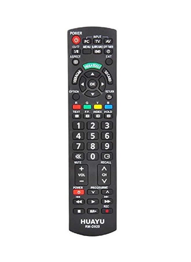 Remote Control For All Panasonic Led Lcd Tv Black