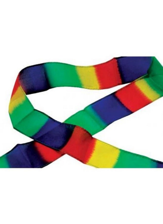 MAGIC MAKERS Rainbow Silk Streamer Magic Trick Closeup Performance Prop For Magicians 