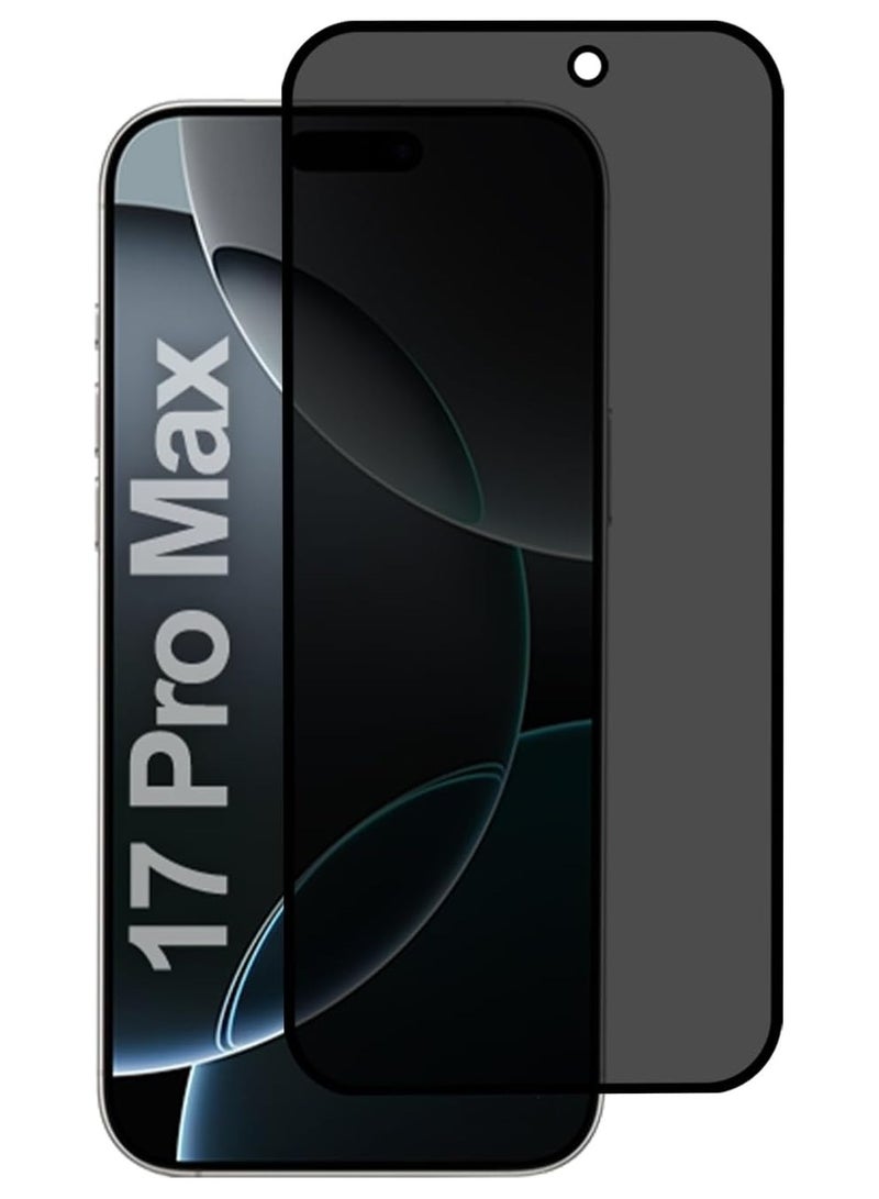 Privacy Screen Protector for iPhone 17 Pro Max tempered Glass Screen Protector 9H hardness Scratch Resistance iPhone 17 Pro Max edge to edge glass Tempered Glass - Image 1