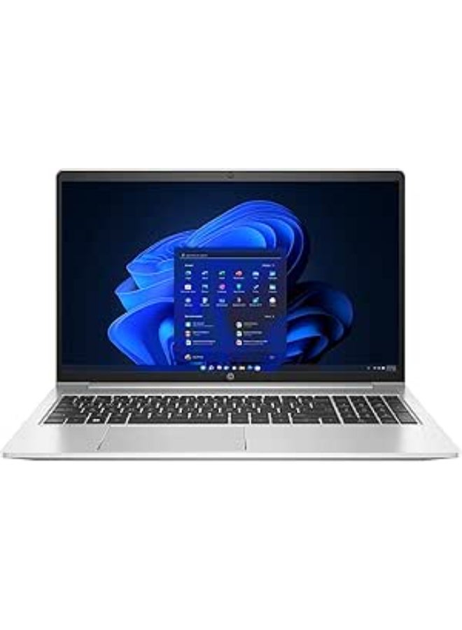 ProBook 450 G9 (Upgraded Version) Laptop With 15.6-Inch Display, Core i5-1235u Processor/8GB RAM/512GB SSD/Intel Iris XE Graphics/Windows 10 English/Arabic Silver