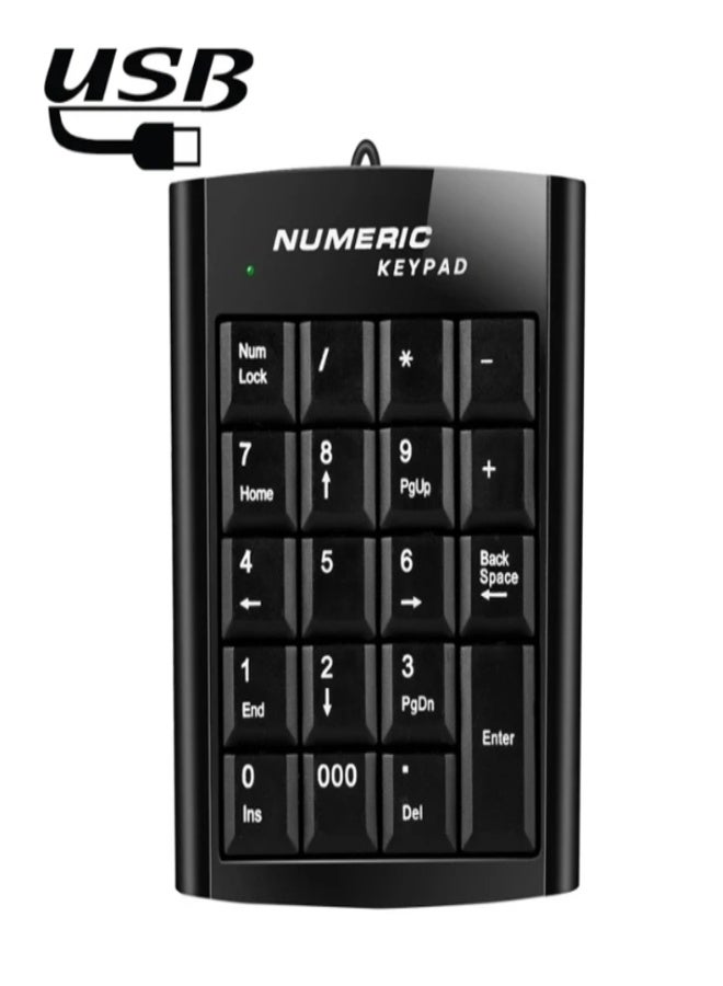 Mini USB Numeric Keyboard for Effortless Number Entry - Image 1