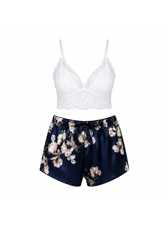 3-piece lingerie set, soft satin - Image 2