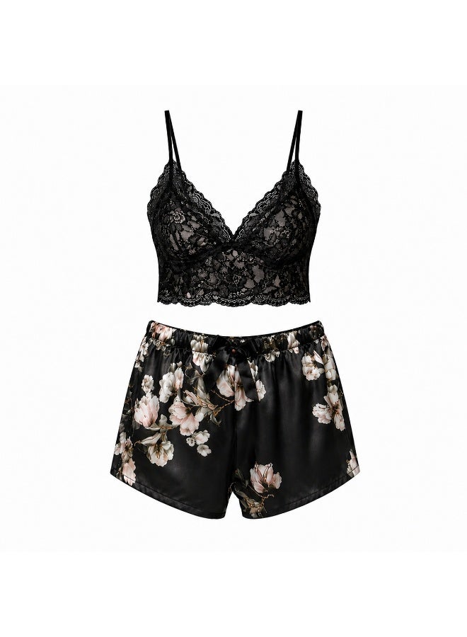 3-piece lingerie set, soft satin - Image 5