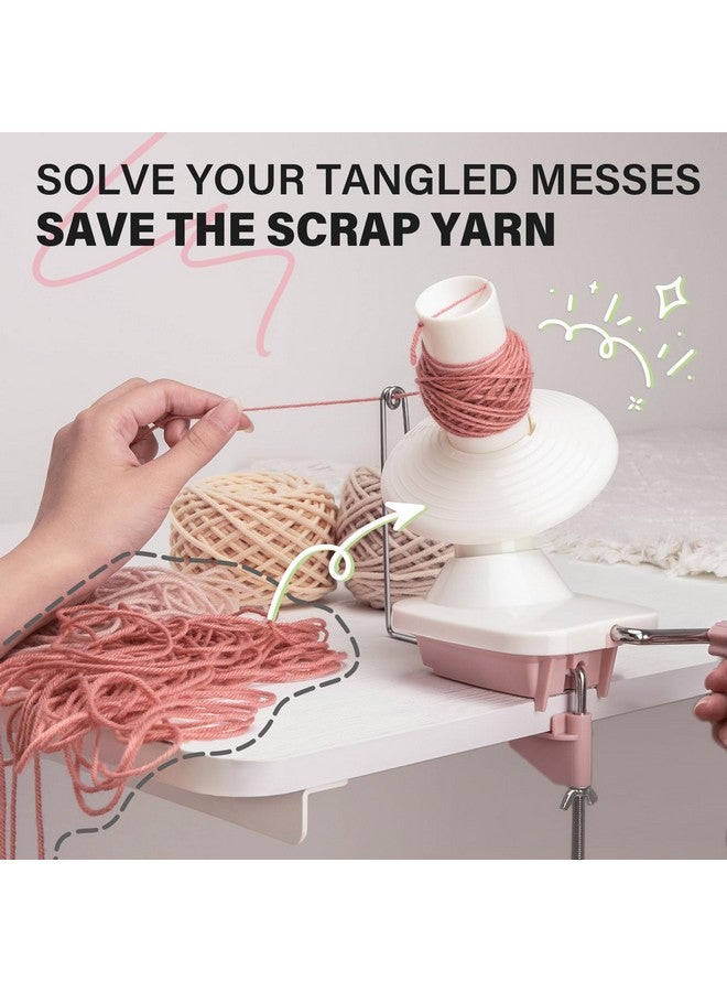 INMAKER Yarn Winder, Ball Winder for Crocheting & Knitting, Quick Install Portable Yarn Spinner, Essential Tool for Crafting Enthusiasts - Image 4