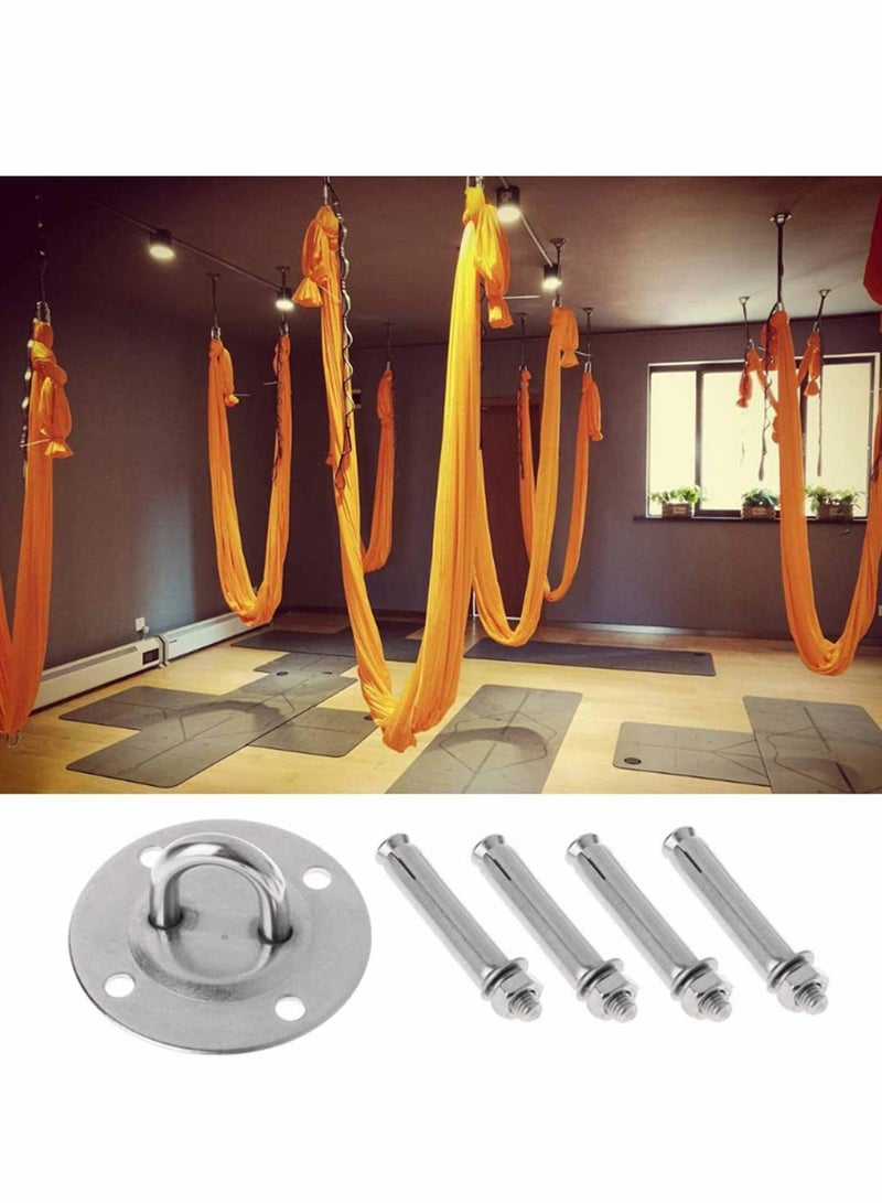 Generic Wall Ceiling Mount Bracket, Stainless Steel Yoga Ceiling Anchor 530 kg Capacity for Suspension Straps  - Image 4