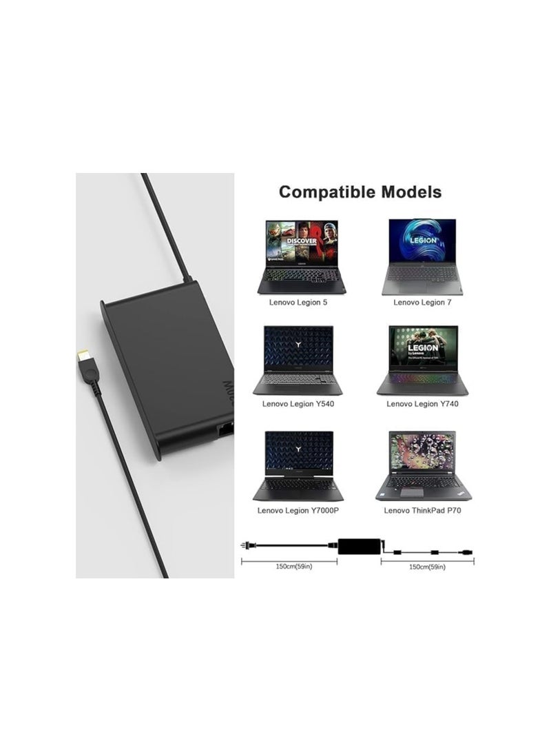 New Slim 20V 11.5A 230W Legion 5 Charger Fit for Lenovo, Legion 5 7 Y540 Y545 Y73020V Y740 Y900 Y910 Y7000 Lenovo, Thinkpad P51 P52 P53 P71 P72 P73... - Image 3