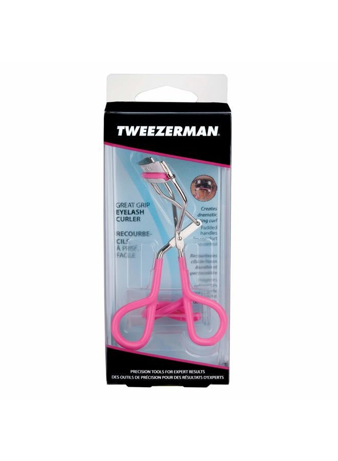Tweezerman Great Grip Eyelash Curler - 1047 NPR Neon Pink - Image 4