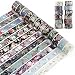 ARPOVIST 12 Rolls Vintage Gold Washi Tape Set Gold Foil Cat Mask Pattern Decorative TapeJapanese Arts Decorative Masking Tapes for DIY Scrapbook Design Journaling Handbook Making Card Wrap Craft Gift - Image 2