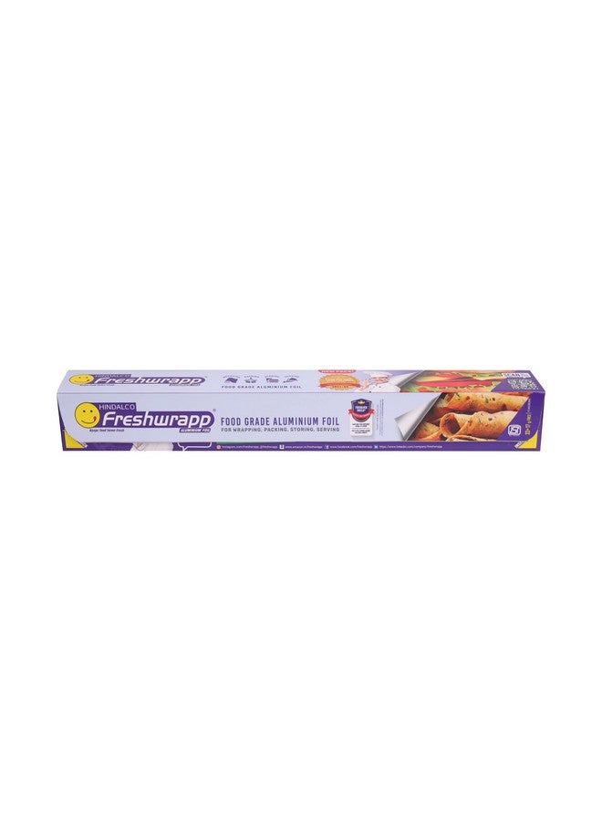 Freshwrapp Hindalco Freshwrapp Aluminium Foil 33 Grams + 17 Grams, 11microns (Pack of 3) | Food Packing , Wrapping, Storing and Serving - Image 5