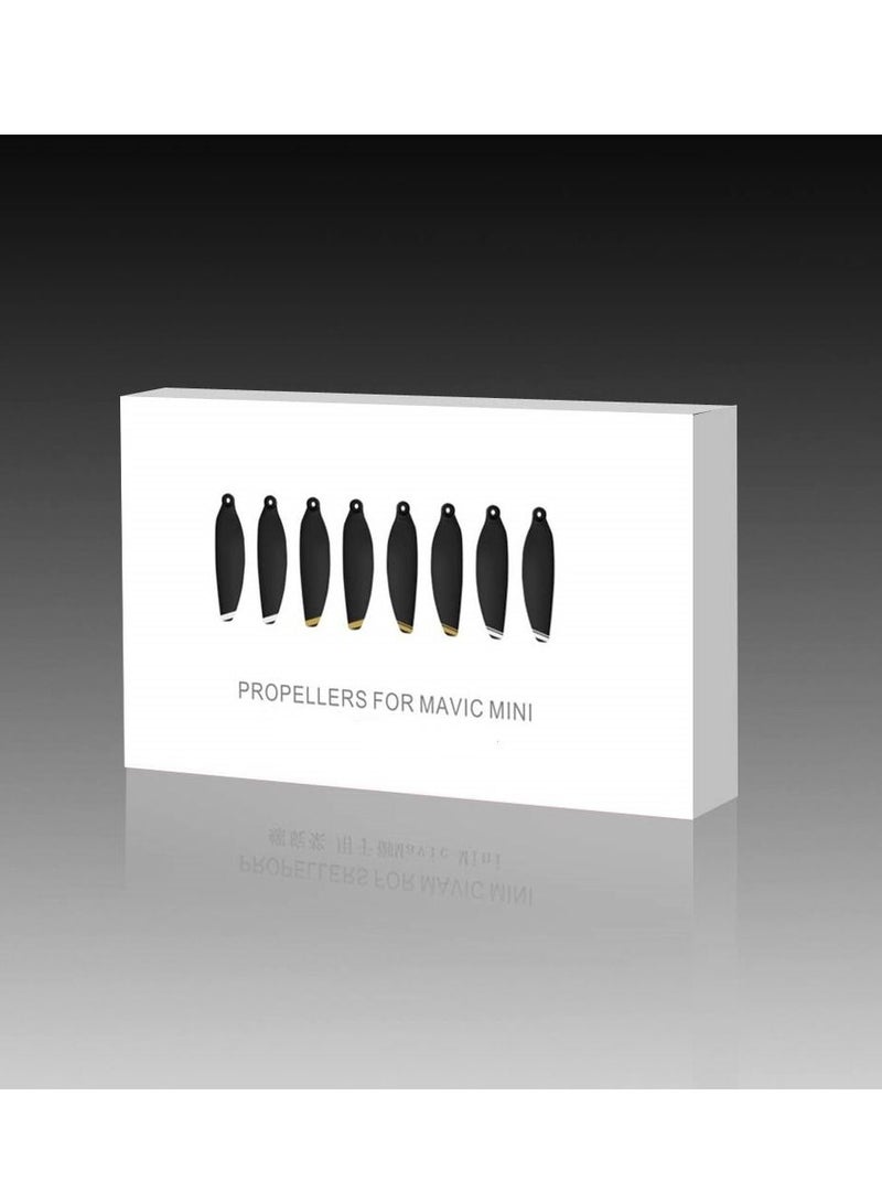 8pcs Mavic Mini Propeller Set Quieter Flight and Powerful Thrust Compatible with DJI Mavic Mini Propellers (Gold)  - Image 3