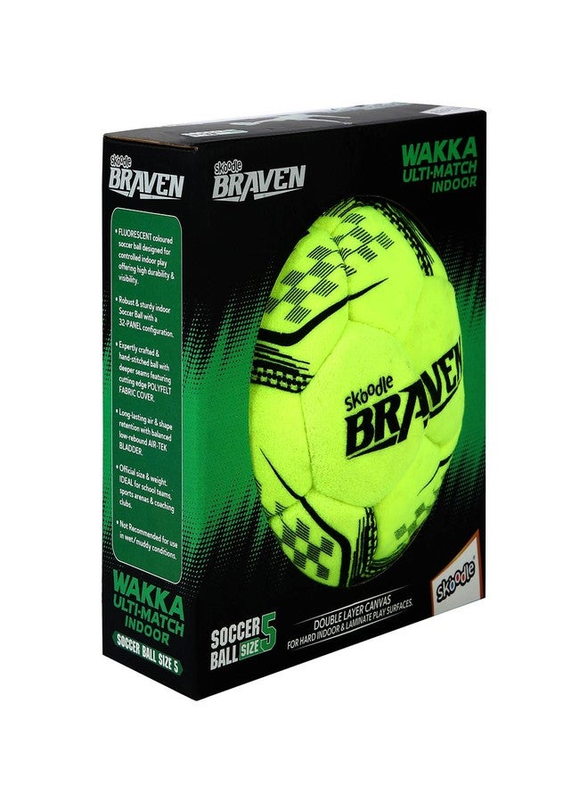 SKOODLE Braven Wakka Indoor Football (2 Layer Canvas) - Exceptional Performance for Indoor Play - Image 1